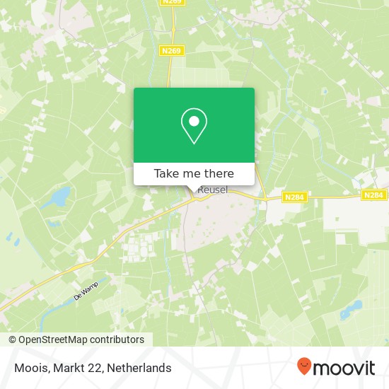 Moois, Markt 22 map