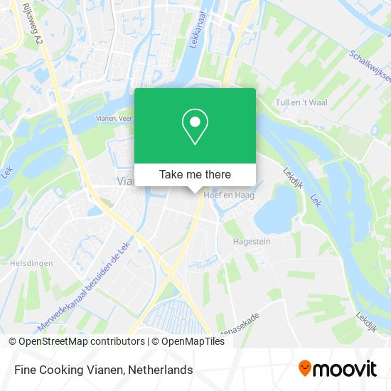 Fine Cooking Vianen map