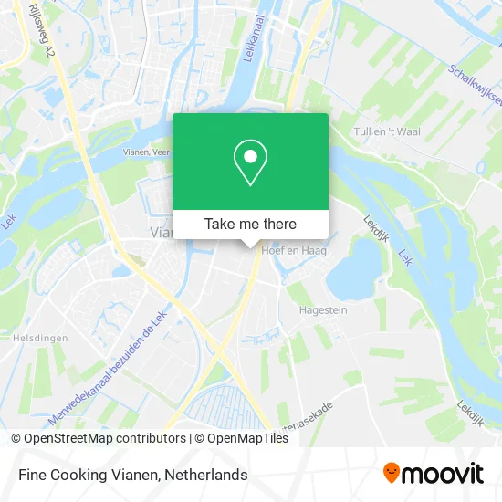 Fine Cooking Vianen map