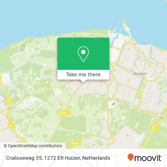 Crailoseweg 35, 1272 ER Huizen map