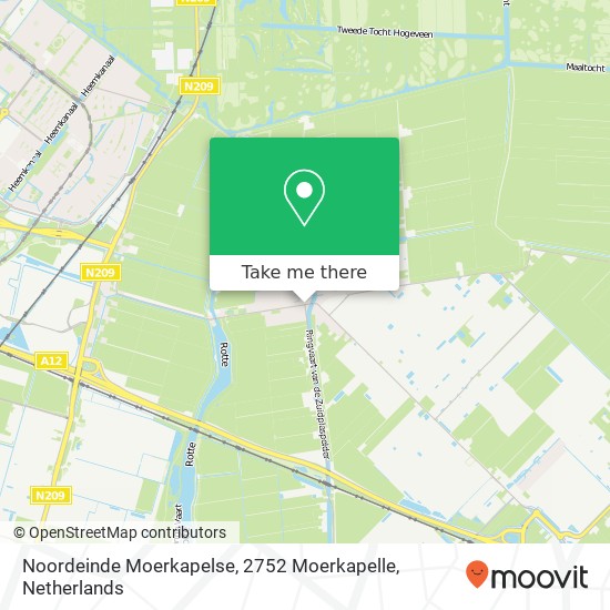 Noordeinde Moerkapelse, 2752 Moerkapelle Karte