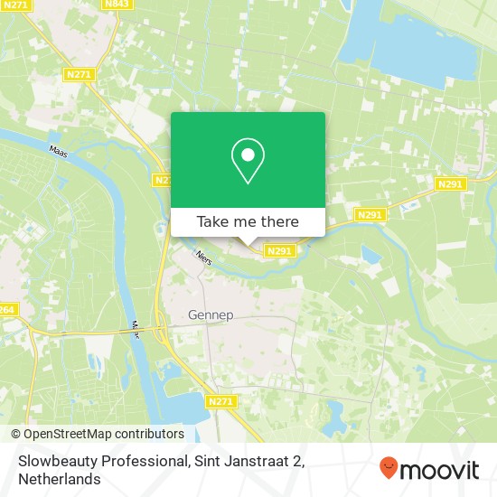 Slowbeauty Professional, Sint Janstraat 2 Karte