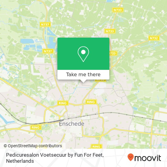 Pedicuresalon Voetsecuur by Fun For Feet Karte