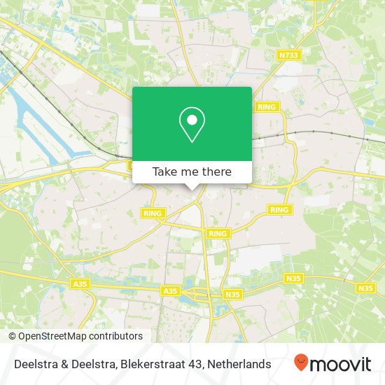 Deelstra & Deelstra, Blekerstraat 43 map