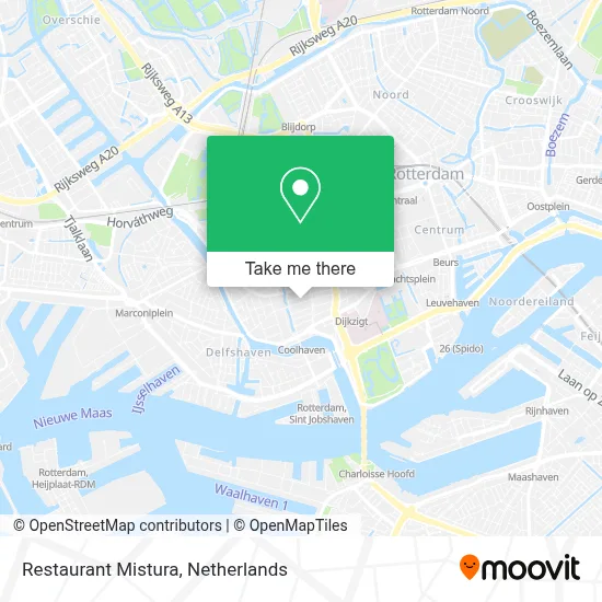 Restaurant Mistura map