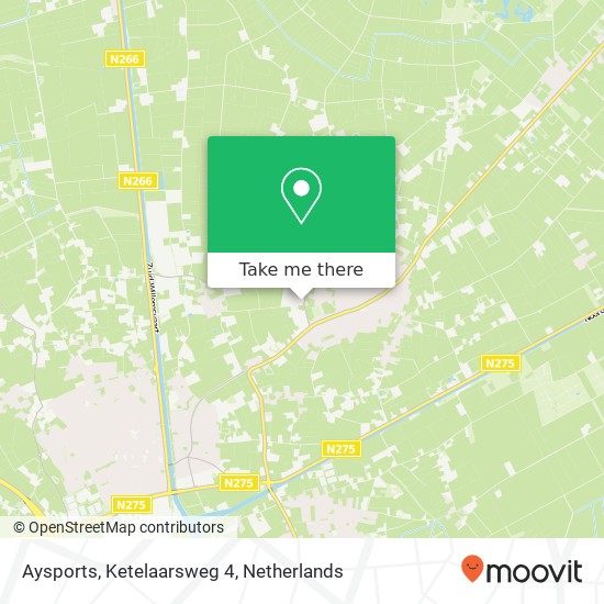 Aysports, Ketelaarsweg 4 map