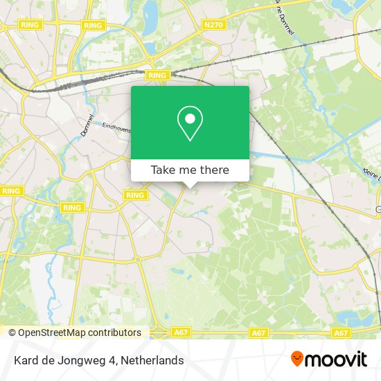 Kard de Jongweg 4 Karte