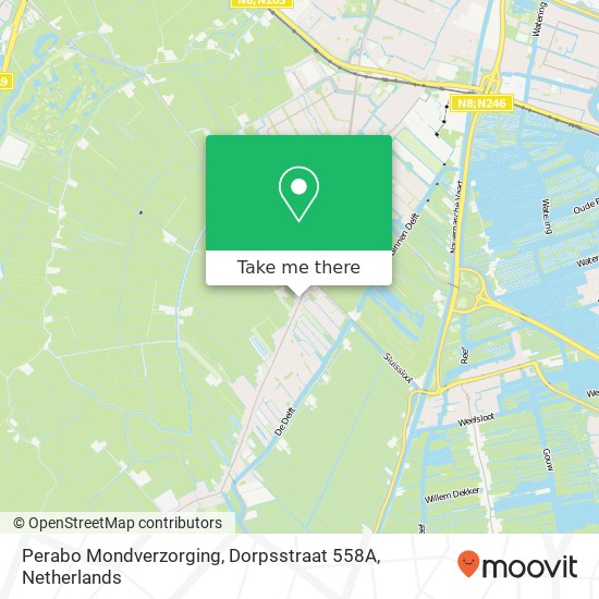 Perabo Mondverzorging, Dorpsstraat 558A map