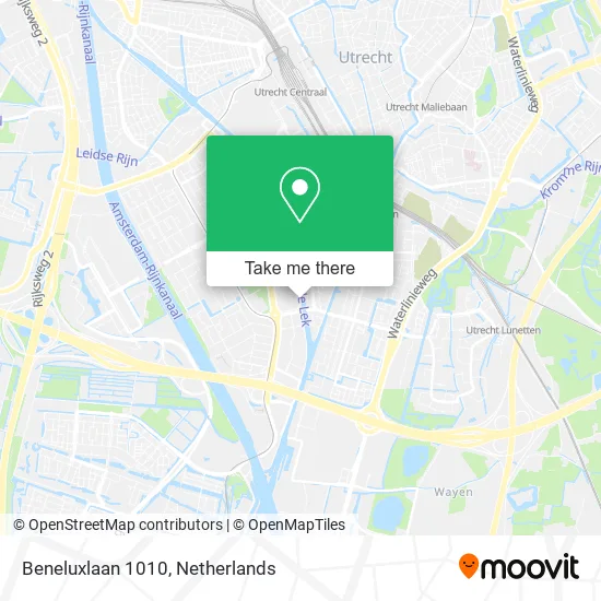 Beneluxlaan 1010 map