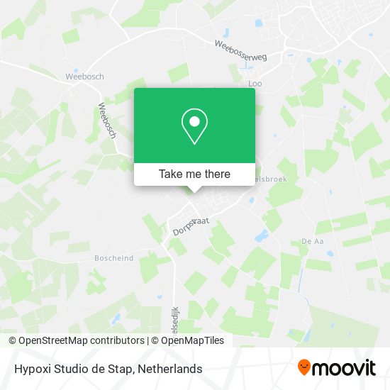 Hypoxi Studio de Stap map