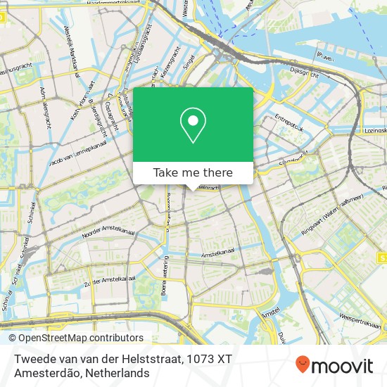 Tweede van van der Helststraat, 1073 XT Amesterdão map