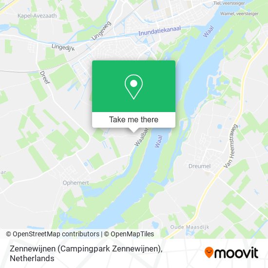 Zennewijnen (Campingpark Zennewijnen) map