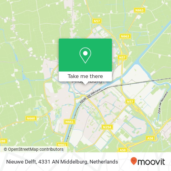 Nieuwe Delft, 4331 AN Middelburg map