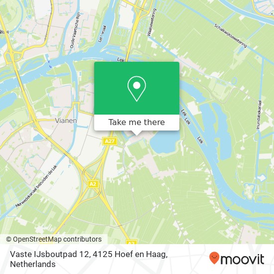 Vaste IJsboutpad 12, 4125 Hoef en Haag map