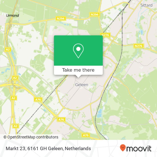 Markt 23, 6161 GH Geleen map