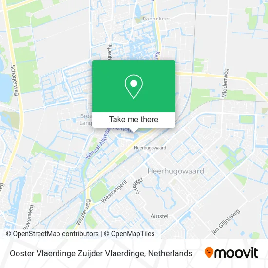 Ooster Vlaerdinge Zuijder Vlaerdinge map
