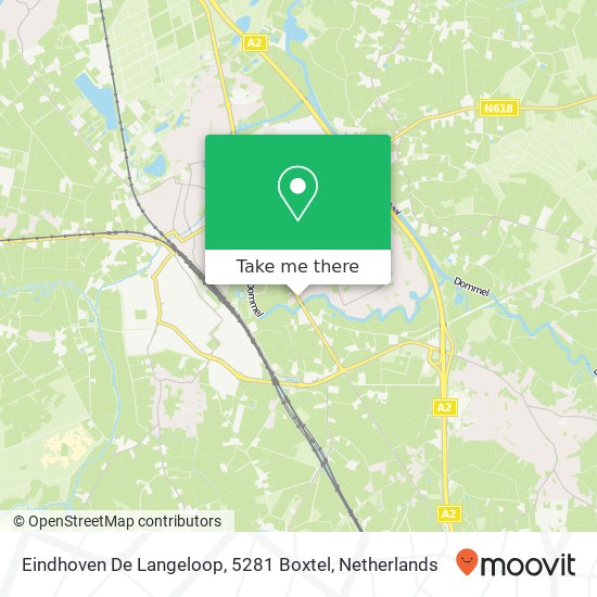 Eindhoven De Langeloop, 5281 Boxtel map