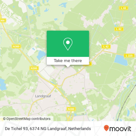 De Tichel 93, 6374 NG Landgraaf map