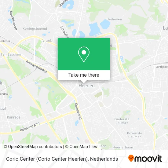 Corio Center (Corio Center Heerlen) map