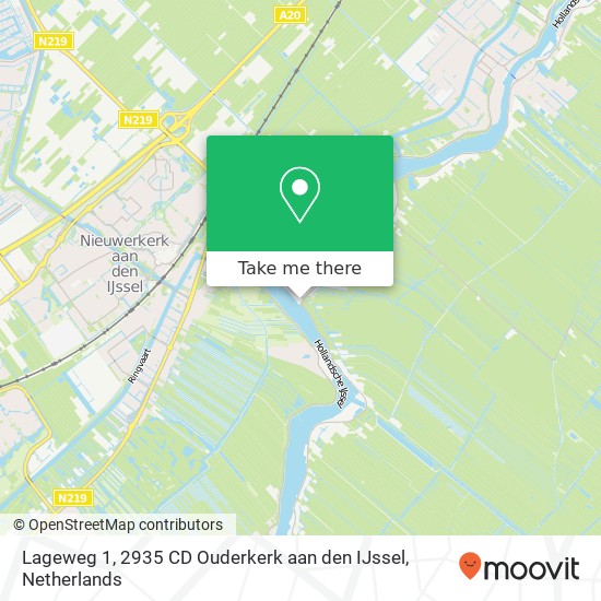 Lageweg 1, 2935 CD Ouderkerk aan den IJssel map
