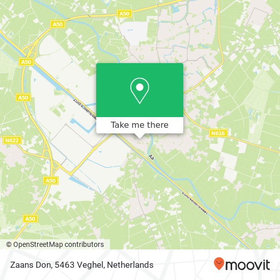 Zaans Don, 5463 Veghel map