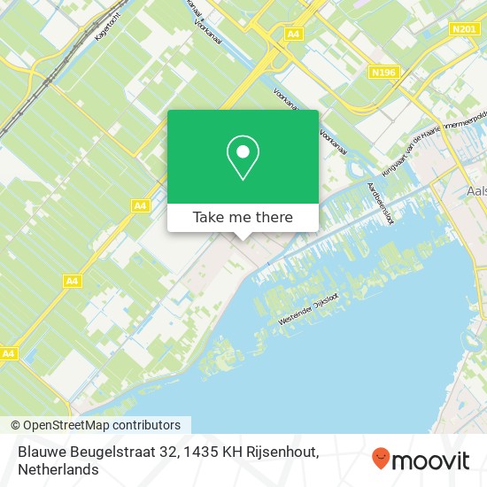 Blauwe Beugelstraat 32, 1435 KH Rijsenhout map