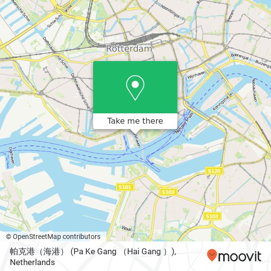 帕克港（海港） (Pa Ke Gang （Hai Gang ）) map