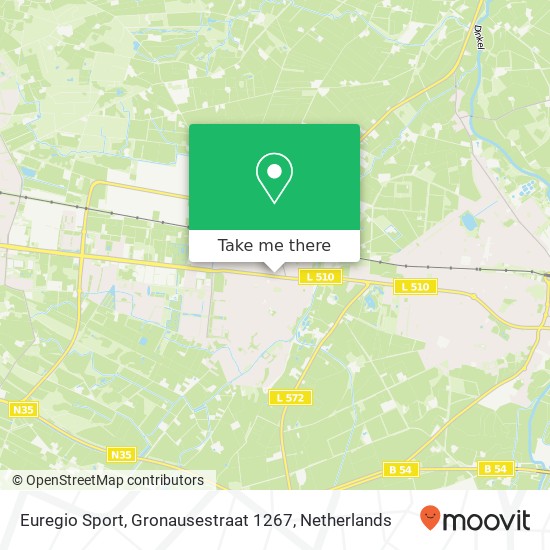 Euregio Sport, Gronausestraat 1267 Karte