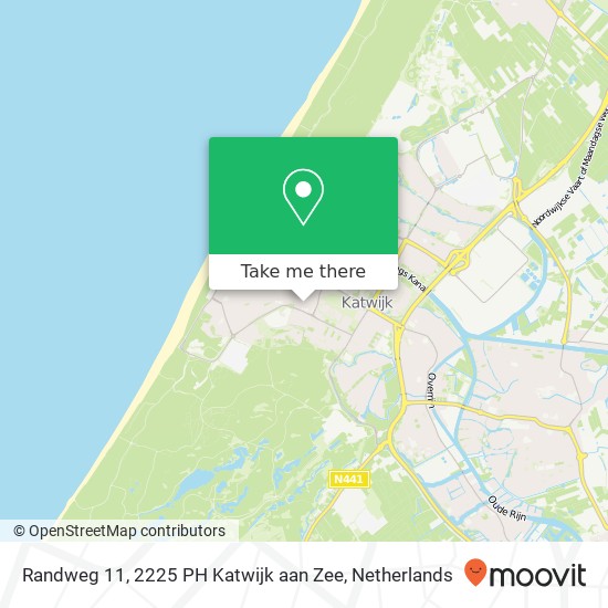 Randweg 11, 2225 PH Katwijk aan Zee map