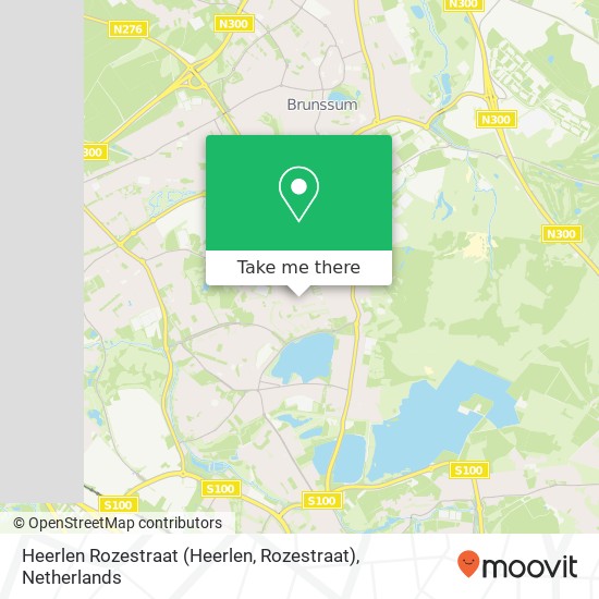 Heerlen Rozestraat (Heerlen, Rozestraat) map