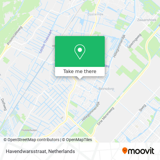 Havendwarsstraat map