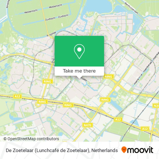 De Zoetelaar (Lunchcafé de Zoetelaar) map