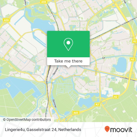 Lingerie4u, Gasselstraat 24 map