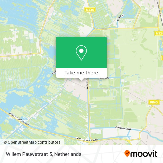 Willem Pauwstraat 5 map