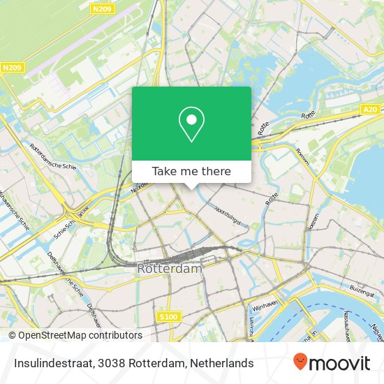 Insulindestraat, 3038 Rotterdam map