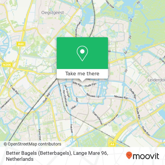 Better Bagels (Betterbagels), Lange Mare 96 map