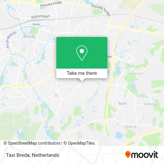 Taxi Breda map