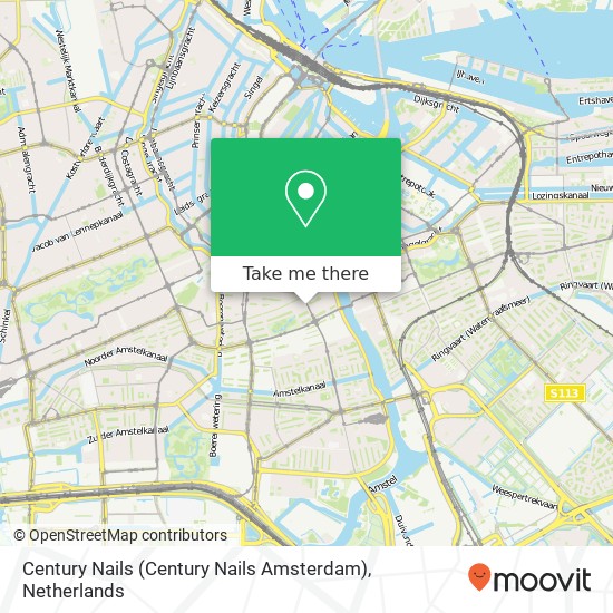 Century Nails (Century Nails Amsterdam) map