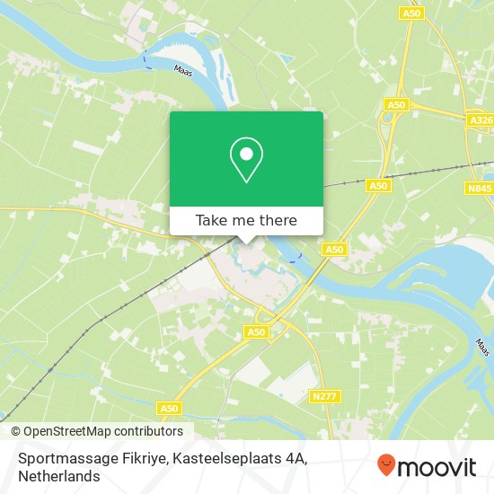 Sportmassage Fikriye, Kasteelseplaats 4A Karte