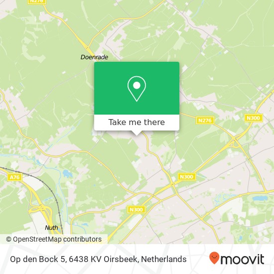 Op den Bock 5, 6438 KV Oirsbeek map