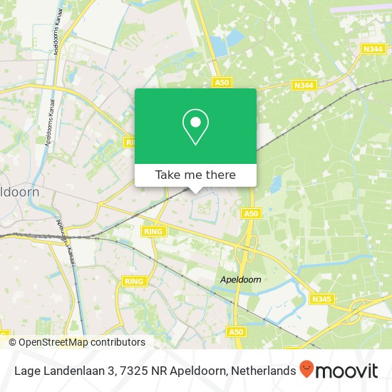 Lage Landenlaan 3, 7325 NR Apeldoorn map