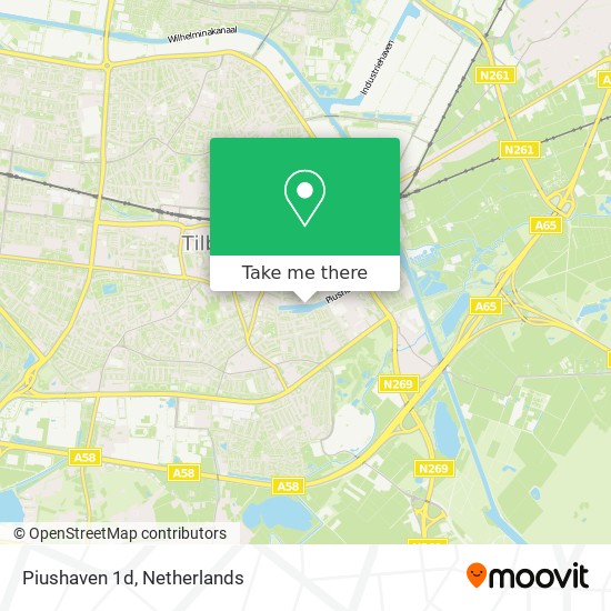 Piushaven 1d map