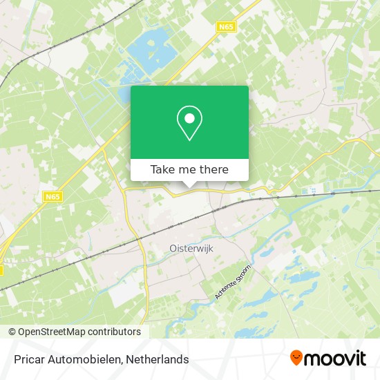 Pricar Automobielen map