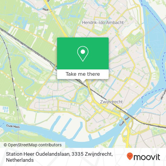 Station Heer Oudelandslaan, 3335 Zwijndrecht map