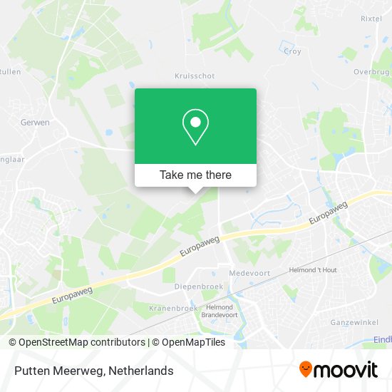 Putten Meerweg map