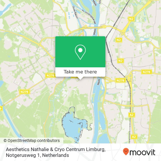 Aesthetics Nathalie & Cryo Centrum Limburg, Notgerusweg 1 map