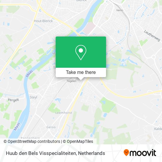 Huub den Bels Visspecialiteiten map