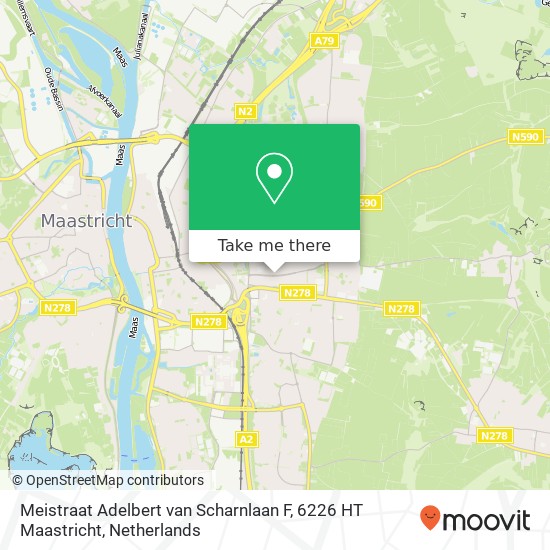 Meistraat Adelbert van Scharnlaan F, 6226 HT Maastricht map