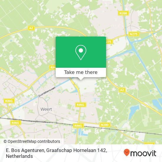 E. Bos Agenturen, Graafschap Hornelaan 142 map