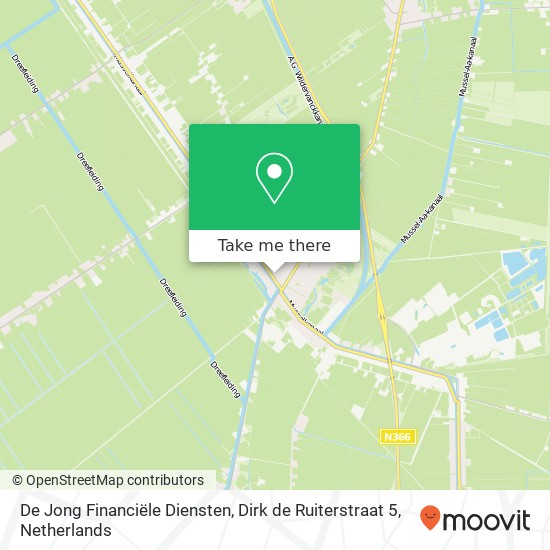 De Jong Financiële Diensten, Dirk de Ruiterstraat 5 map